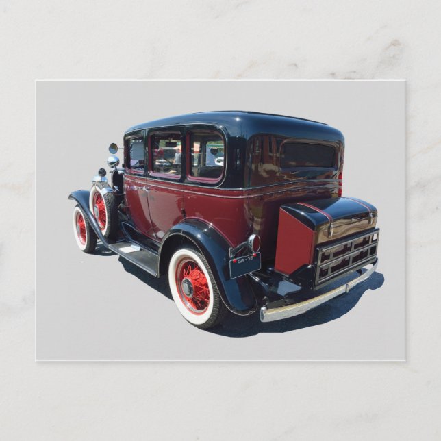 Carte Postale Automobile Vintage 1932 (Devant)