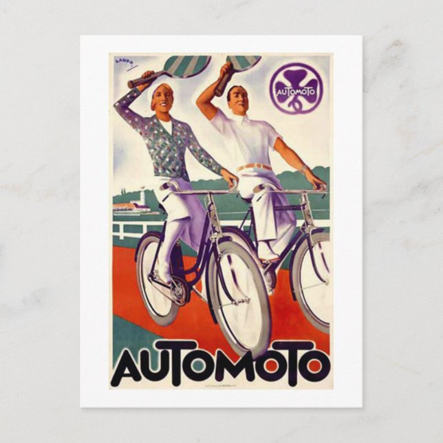 Carte Postale Automoto (Devant)