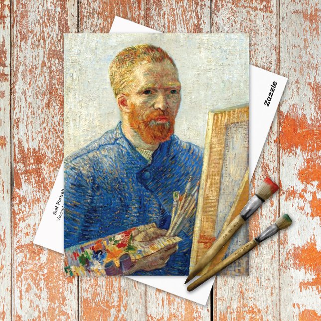 Carte Postale Autoportrait à l'Easel Vincent van Gogh (Créateur téléchargé)