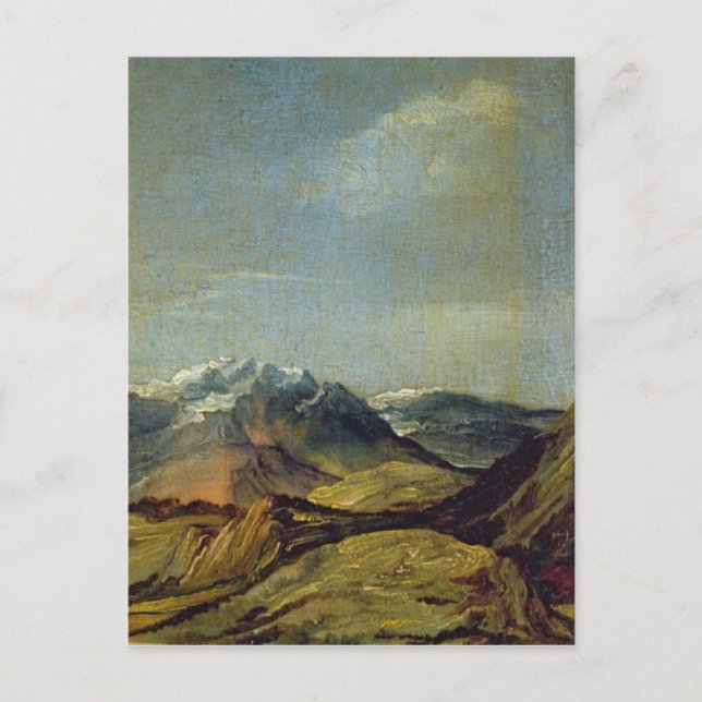 Carte Postale Autoportrait avec gants, 1498 (Devant)