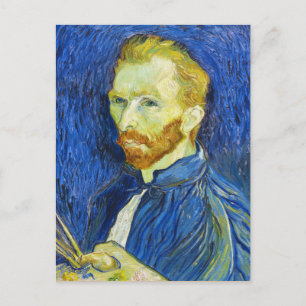 Carte Postale Autoportrait avec Pallette vincent van gogh
