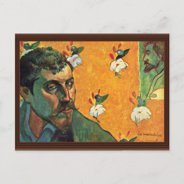 Carte Postale Autoportrait (Dans Le Rôle De "Les Misérables" Pro (Devant)