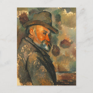 Carte Postale Autoportrait dans un Casquette d'émerveillement pa