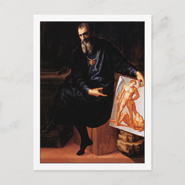 Carte Postale Autoportrait de Baccio Bandinelli (Devant)