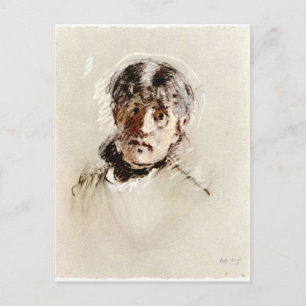 Carte Postale Autoportrait de Berthe Morisot