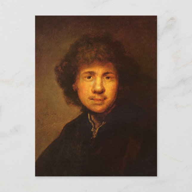 Carte Postale Autoportrait de Rembrandt Harmenszoon van Rijn (Devant)