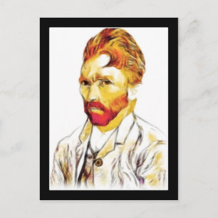 Carte Postale Autoportrait de Van Gogh Nouvelle Coiffure
