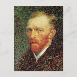 Carte Postale Autoportrait de Vincent van Gogh, Art Fin Vintage