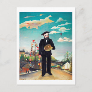 Carte Postale Autoportrait, Paysage, Rousseau