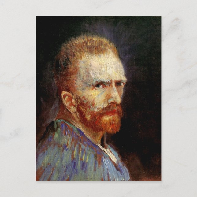 Carte Postale Autoportrait, Vincent van Gogh Art (Devant)