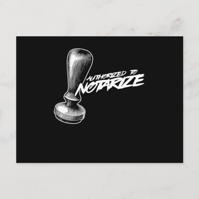 Carte Postale Autorisé À Notarifier Le Don D'Un Avocat Public No (Devant)