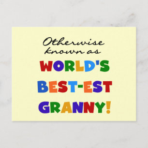 Carte Postale Autrement connu en tant que cadeaux de mamie