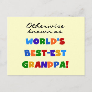 Carte Postale Autrement connu en tant que cadeaux du grand-papa