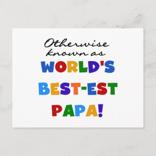 Carte Postale Autres Meilleurs Tshirts et cadeaux Papa
