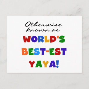 Carte Postale Autres T-shirts et cadeaux Yaya les plus connus