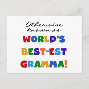 Carte Postale Autres T-shirts Gramma les plus populaires