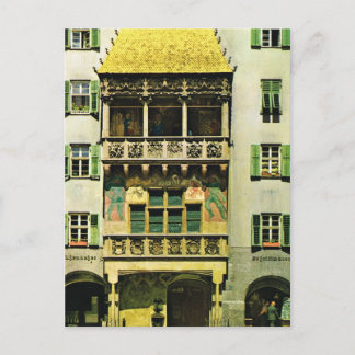 Carte Postale Autriche, Tyrol, Innsbruck Toit d'or