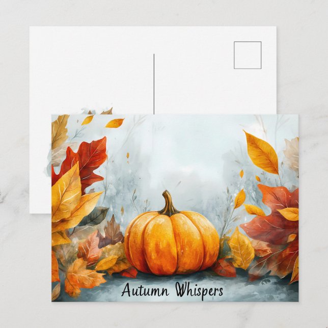 Carte postale 'Autumn Whispers' (Devant / Derrière)