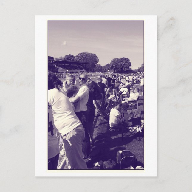 Carte Postale Aux courses (Devant)