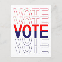 Carte postale aux électeurs Classy Voter