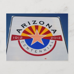 Carte postale aux signes centenaires de l'Arizona