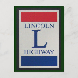 Carte postale aux signes routière routière routièr