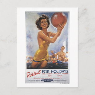 Carte Postale Ava Gardner ressemble aux Camps de Butlin