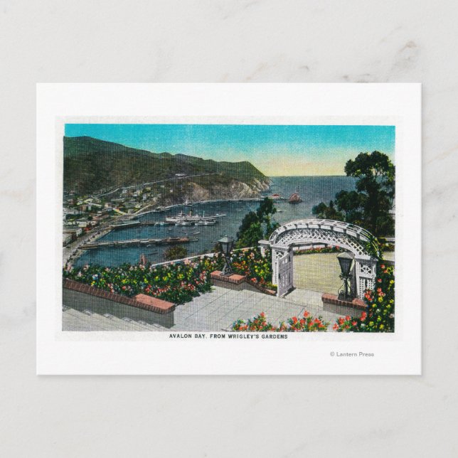 Carte Postale Avalon Bay de Wrigley's Gardens (Devant)