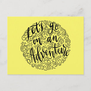 Carte Postale Avançons dans une aventure