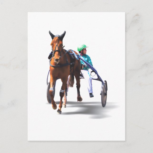 Carte Postale Avant la course (Devant)