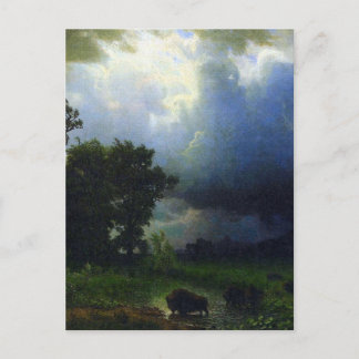 Carte Postale Avant la tempête par Bierstadt