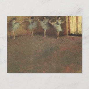 Carte Postale Avant le ballet d'Edgar Degas, Art Vintage