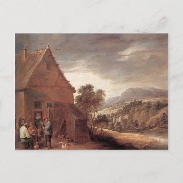 Carte Postale Avant l'Inn par David Teniers le Jeune (Devant)