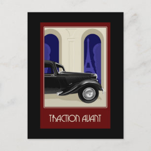 Carte postale Avant Traction Citroen