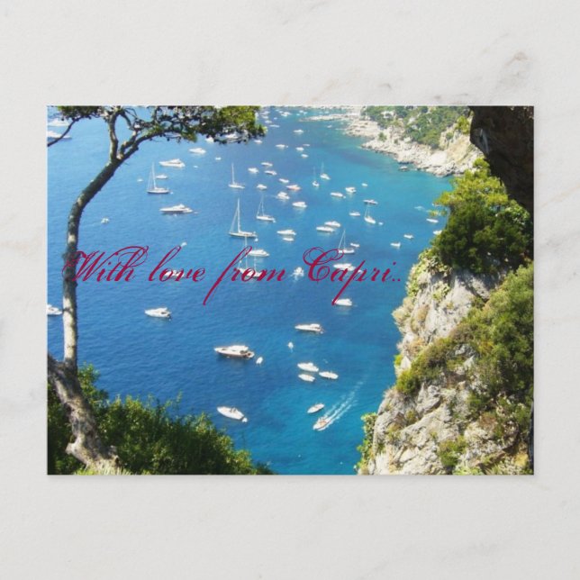 Carte Postale Avec amour de Capri (Devant)