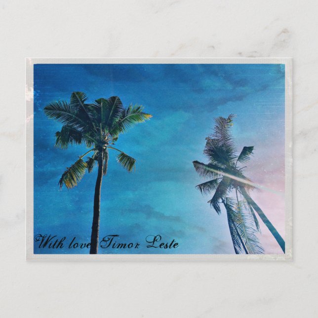 Carte Postale Avec amour, Timor Oriental (Devant)