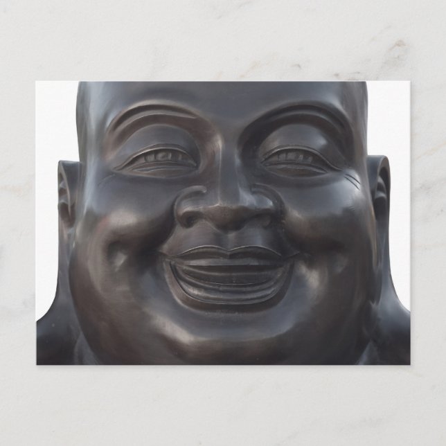 Carte postale avec chef de Bouddha (Devant)