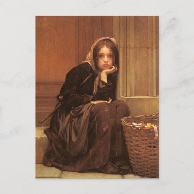Carte Postale Avec Christen Brun Peinture (Devant)