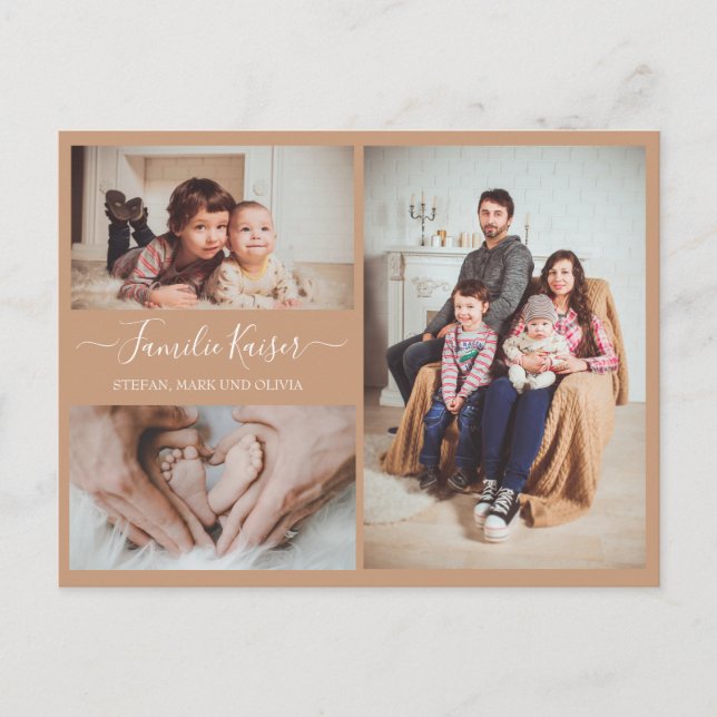 Carte postale avec des images propres (Devant)