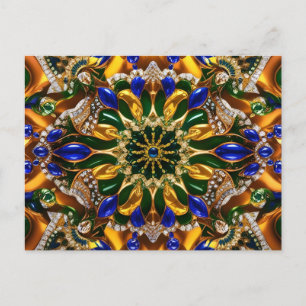 Carte postale avec design couleur Brésil