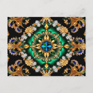 Carte postale avec design couleur Brésil