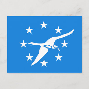 Carte postale avec Drapeau de Corpus Christi, Texa