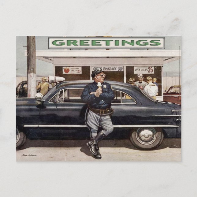 Carte postale avec illustration de la flûte de dîn (Devant)