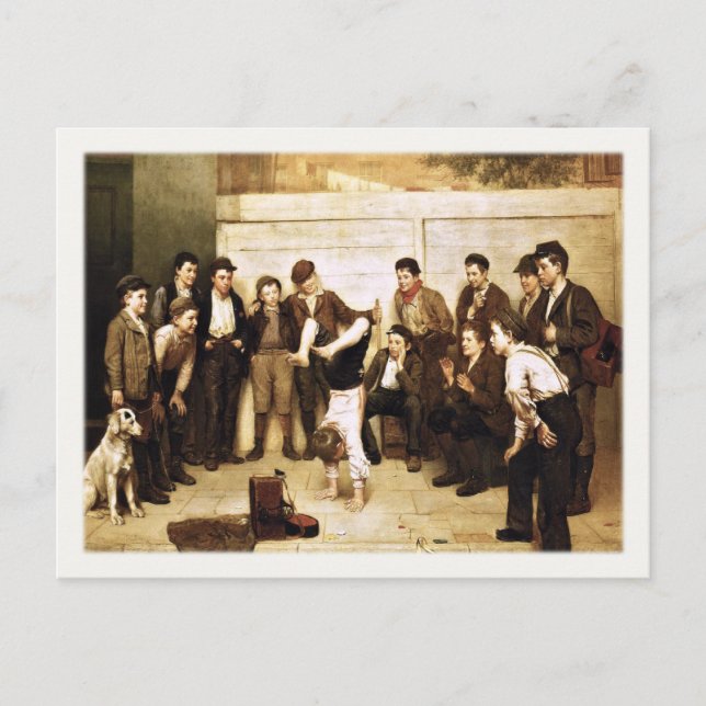 Carte Postale Avec John George Peinture Brown (Devant)