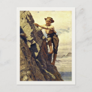 Carte Postale Avec John George Peinture Brown