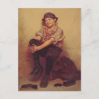 Carte Postale Avec John George Peinture Brown