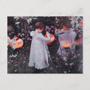 Carte Postale Avec John Singer Sargent Peinture