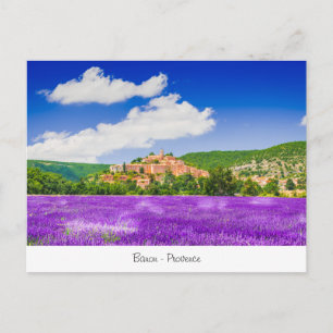 Carte postale avec lavande à Banon Provence