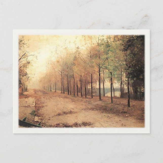 Carte Postale Avec Marie Bashkirtseff Peinture (Devant)