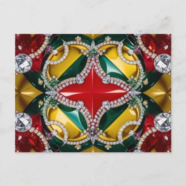 Carte postale avec motif aux couleurs de Los Angel (Devant)